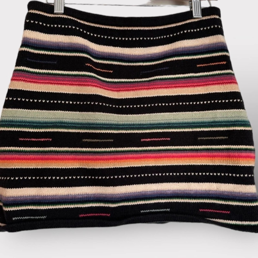 Ralph Lauren Striped Knit Mini Skirt M - Picture 2 of 9